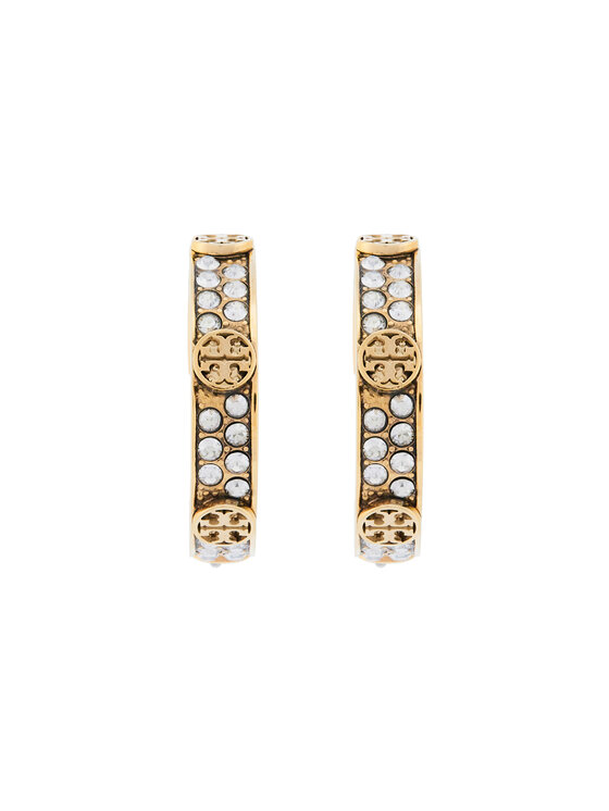 Tory Burch Tory Burch Orecchini Small Miller Stud Hoop 153688 Oro