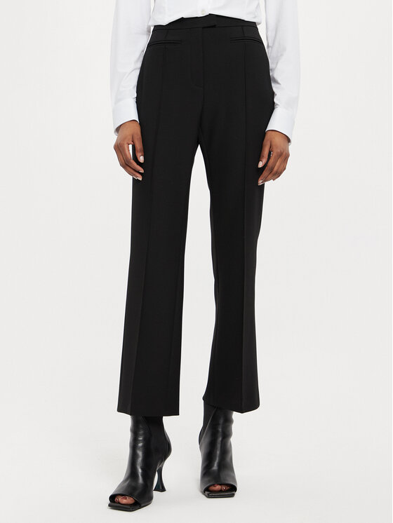 Boss Pantaloni di tessuto Tizora 50512821 Nero Regular Fit, taglia : 36
