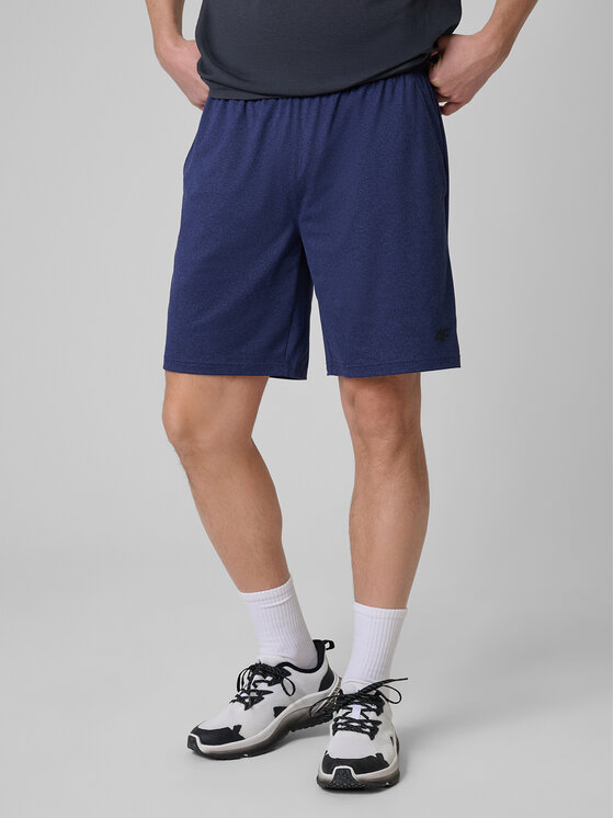4F 4F Szorty sportowe ATHLETIC Granatowy Regular Fit