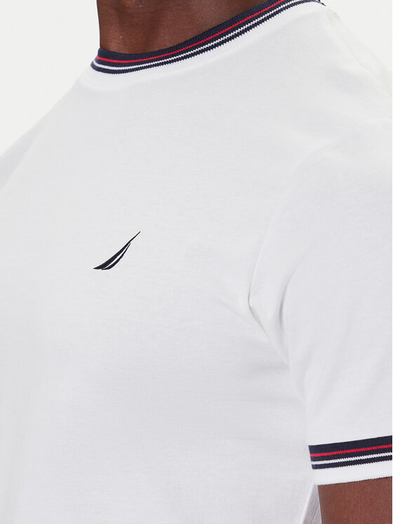 Nautica Nautica Тишърт N1S03440 Бял Regular Fit