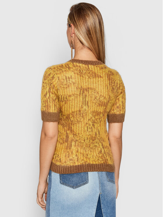 PINKO Pinko Maglione Sanmartino 1G16AJ Y77X Giallo Regular Fit