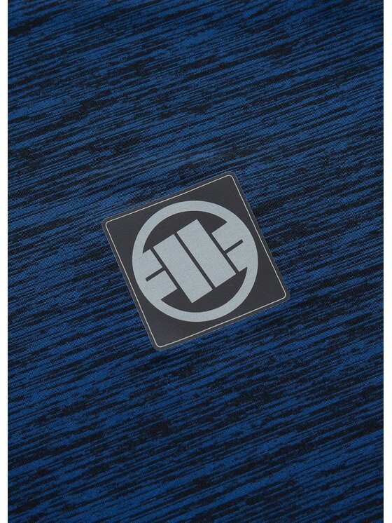 PITBULL PITBULL Koszulka techniczna Rashguard Performance Pro plus New Logo L Granatowy Slim Fit