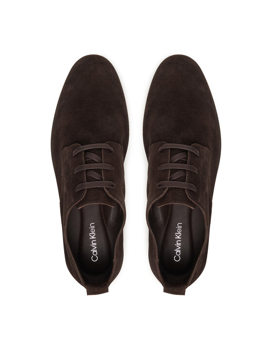 Calvin Klein Calvin Klein Pusbačiai Low Prof Derby Su HM0HM02232 Ruda