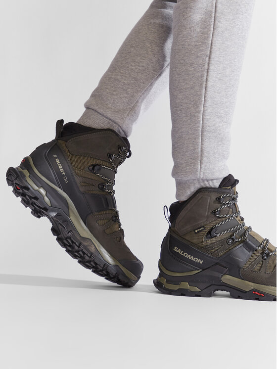 Salomon Salomon Pārgājienu apavi Quest 4 Gtx GORE-TEX 412925 27 V0 Zaļš