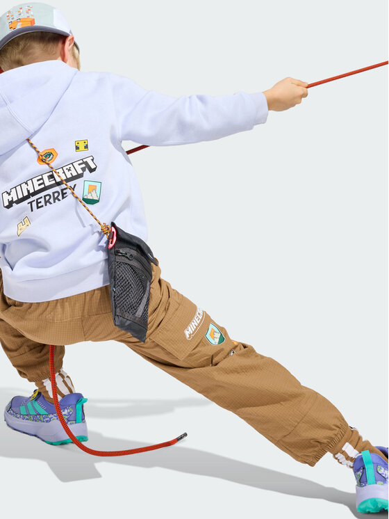 adidas adidas Bluza techniczna Minecraft Granatowy Regular Fit