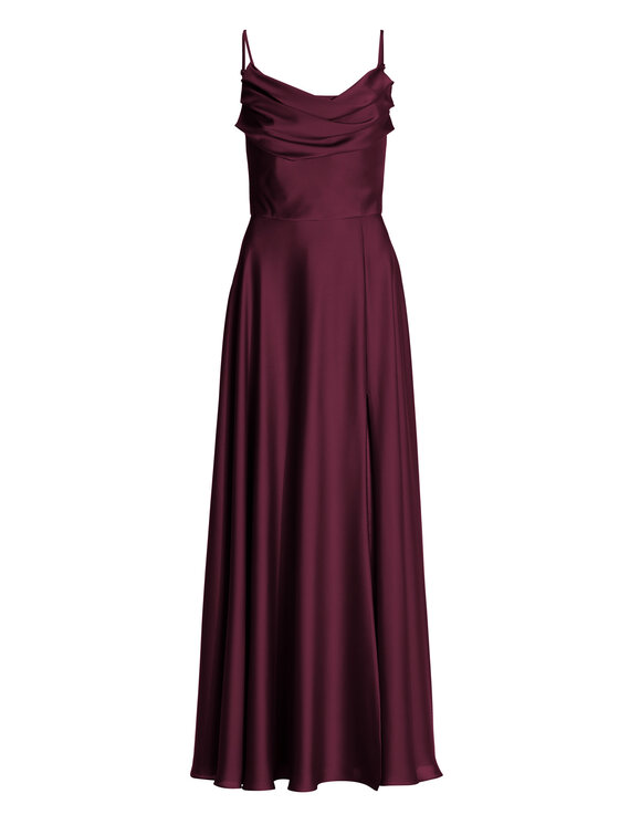 Swing Swing Večerné šaty 5AI13600 Bordová Regular Fit