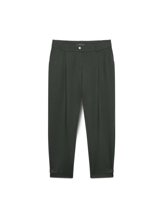 Fiorella Rubino Fiorella Rubino Spodnie materiałowe P076L002493N035 Zielony Regular Fit