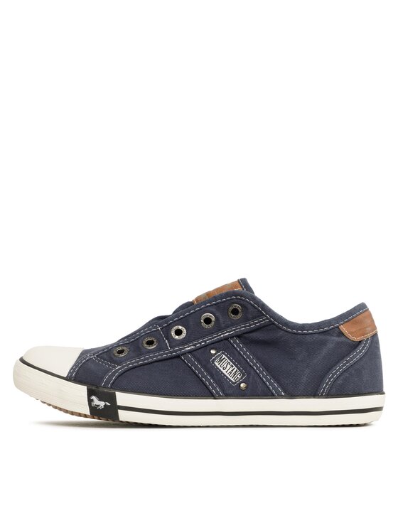 Mustang Mustang Sneakers aus Stoff 1099-409-800 Dunkelblau