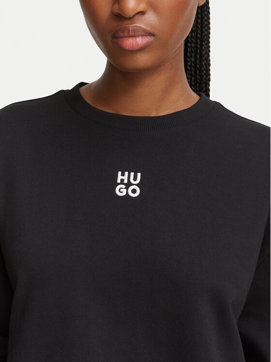 HUGO HUGO Hanorac Deroxina_12 50576467 Negru Relaxed Fit
