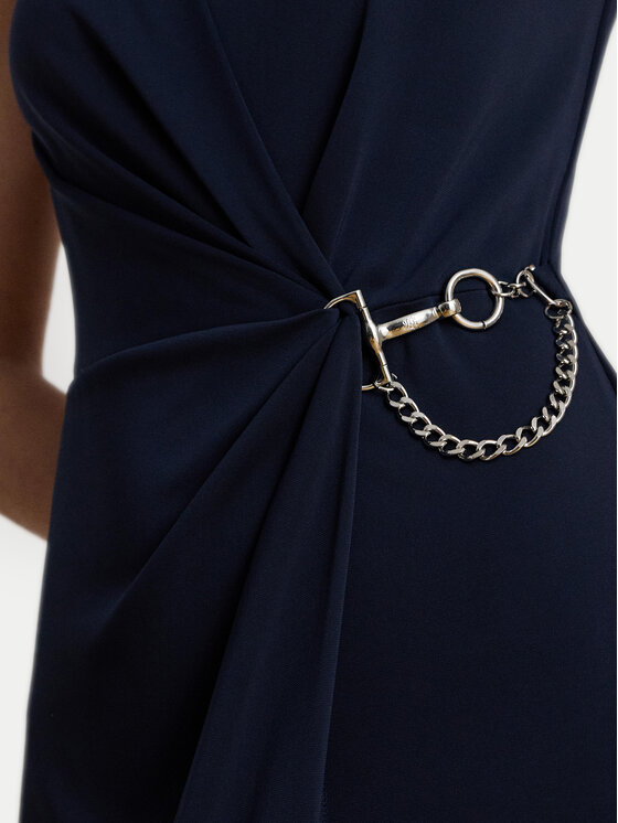 LAUREN RALPH LAUREN LAUREN RALPH LAUREN Estélyi ruha 253979877001 Sötétkék Slim Fit