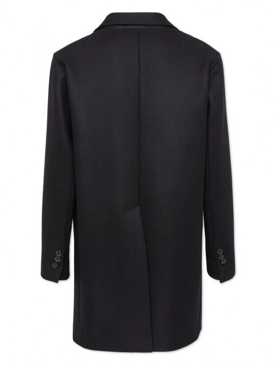 Dsquared2 Dsquared2 Vlnený kabát S74AA0259 S53003 900 Čierna Regular Fit