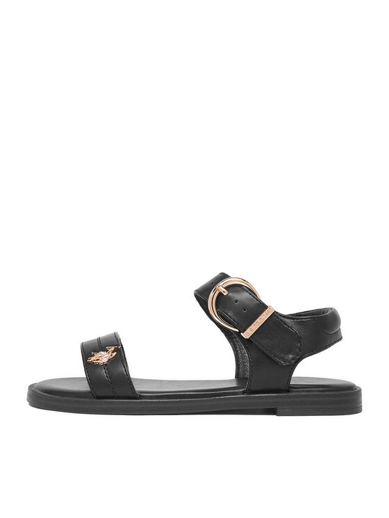 U.S. Polo Assn. U.S. Polo Assn. Sandales EO-ADELA001K/6Y1 Melns