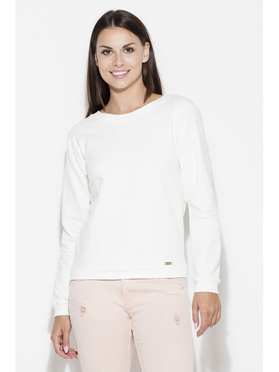 Lenitif Lenitif Bluzka K350 Écru Regular Fit