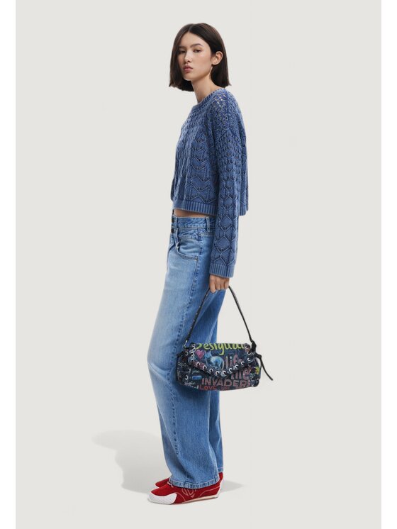 Desigual Desigual Τσάντα BAG_PIZZICATO ZARAU Μαύρο