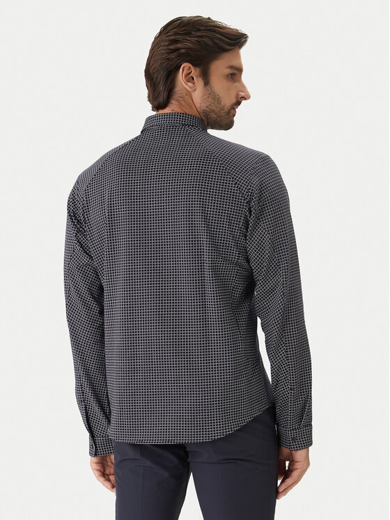 BOSS BOSS Koszula Excurse L 50554481 Granatowy Regular Fit