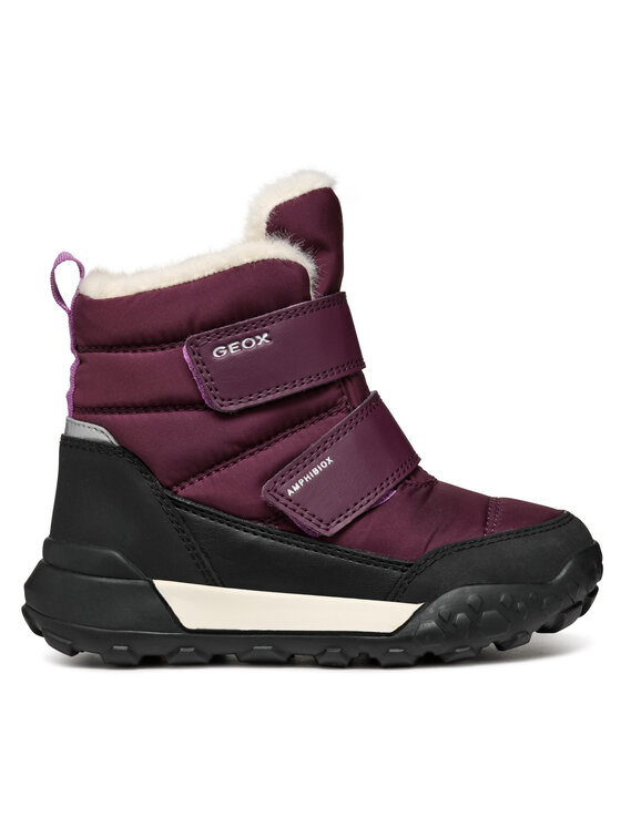 Geox Škornji Za Sneg J Trekkyup Girl B Ab J46M7B 0FU50 C7005 S Bordo Rdeča