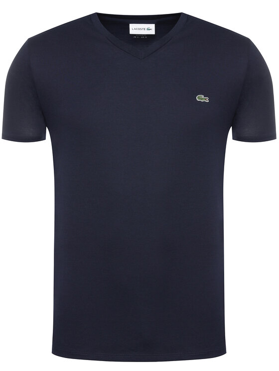 Lacoste Lacoste T-shirt TH6710 Tamnoplava Regular Fit