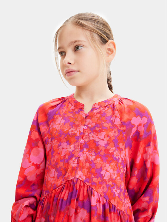 Desigual Desigual Elegantna haljina 23WGVW03 Crvena Regular Fit