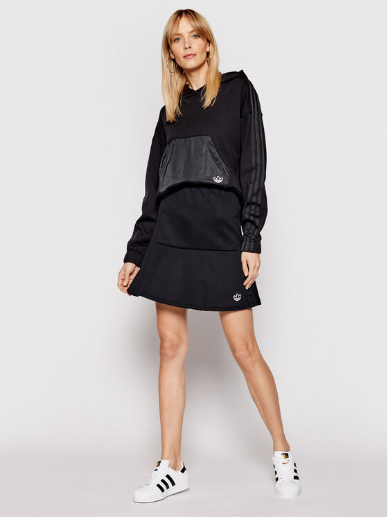 adidas adidas gonna in felpa GN3144 Nero Standard Fit