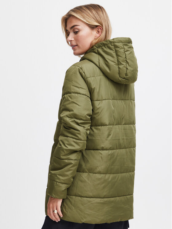 Fransa Fransa Žieminė striukė 20612164 Žalia Regular Fit