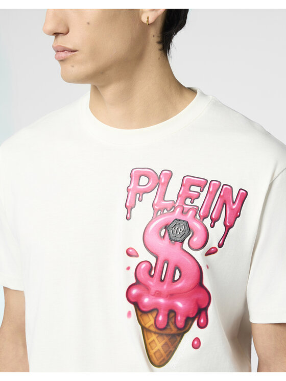 PHILIPP PLEIN PHILIPP PLEIN T-Shirt 30608 Biały Regular Fit