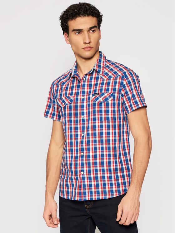 Wrangler Wrangler Koszula Western W5J04MX50 112130142 Kolorowy Regular Fit
