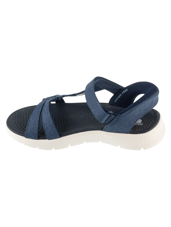 Skechers Skechers Sandały Slip-Ins: Go Walk Flex Sandal - Illuminate Granatowy