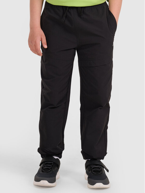 4F 4F Spodnie dresowe URBAN COMMUTER Czarny Regular Fit