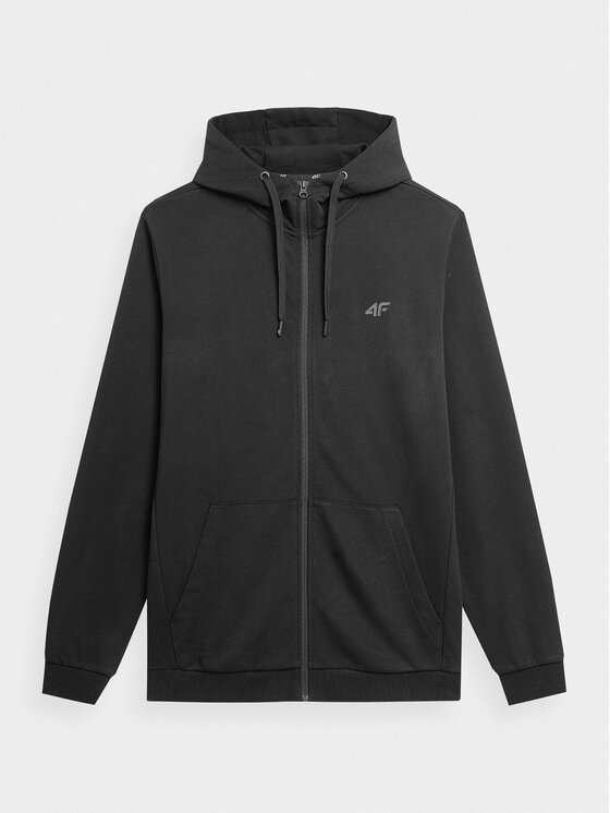 4F Mikina 4FAW23TSWSM695 Čierna Regular Fit