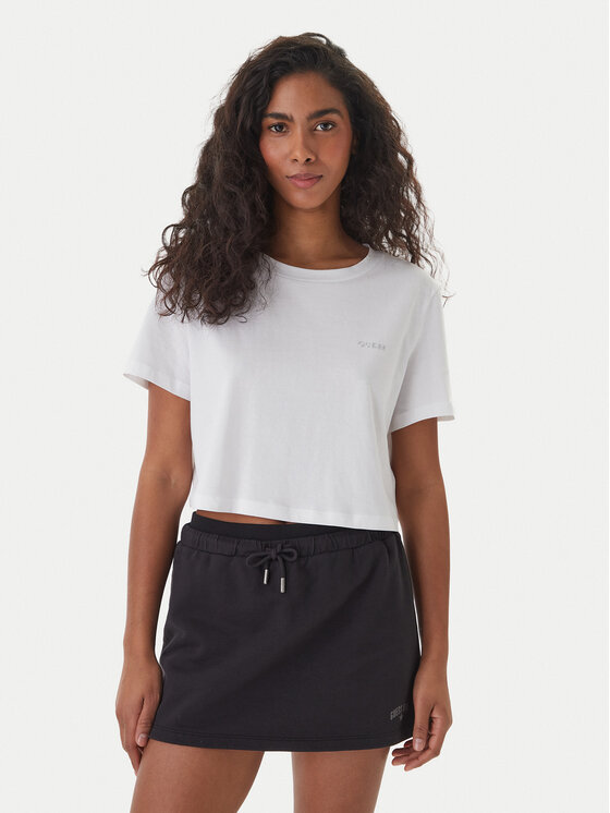 Guess Guess Тишърт V6GI17 K2984 Бял Regular Fit