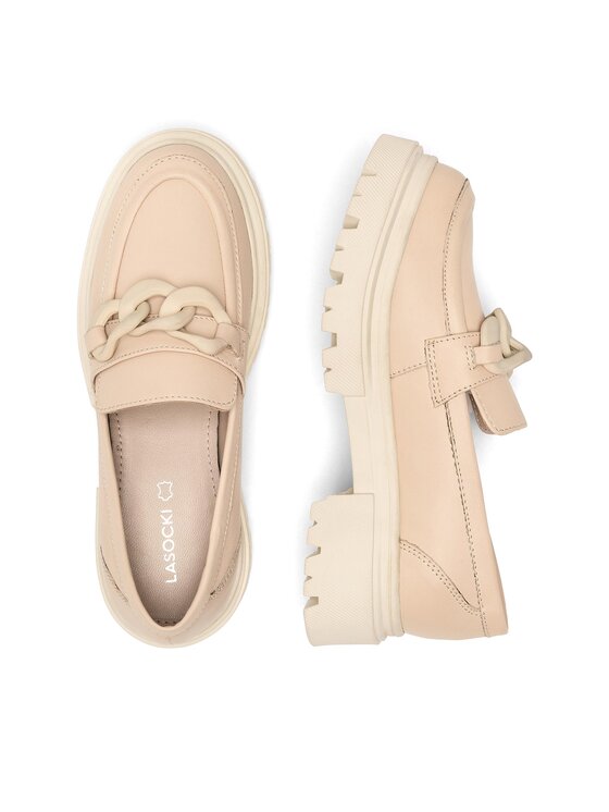 Lasocki Lasocki Loafersy EST-DONNA-12 Beżowy