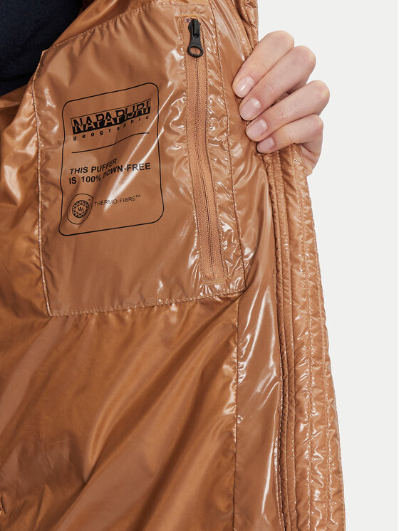 Napapijri Napapijri Μπουφάν χειμωνιάτικο A-Glane W NP0A4HZ5W0B1 Καφέ Regular Fit