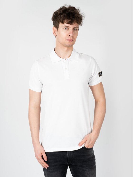 Iceberg Iceberg Polokošile F031631A Bílá Regular Fit