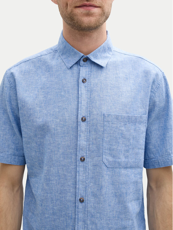 Tom Tailor Tom Tailor Krekls 1045098 Zils Regular Fit