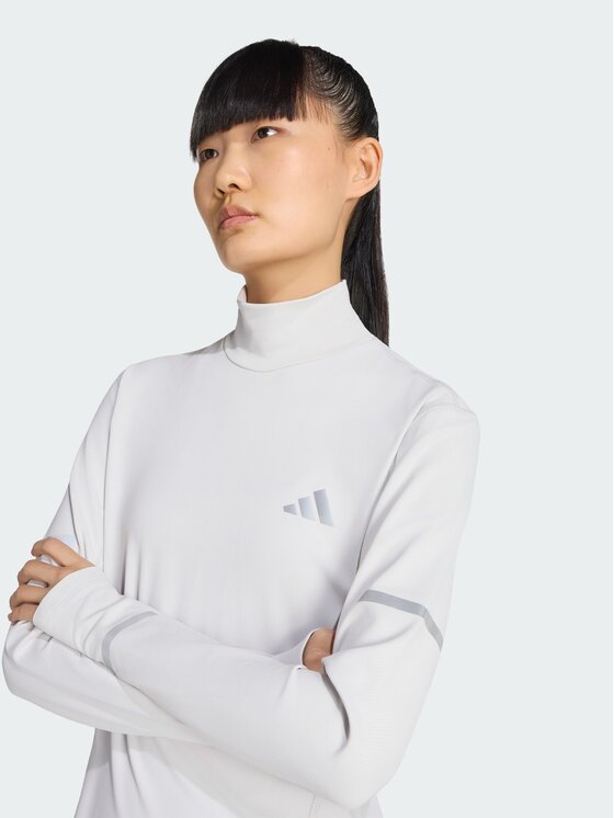 adidas adidas Bluza techniczna 169239 Szary jasny Slim Fit