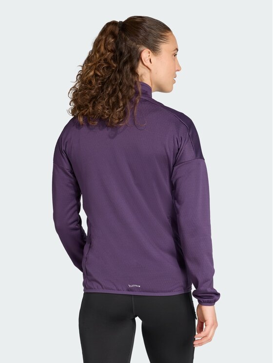 adidas adidas Bluza techniczna Terrex Xperior Climawarm Light Fleece Fioletowy Slim Fit