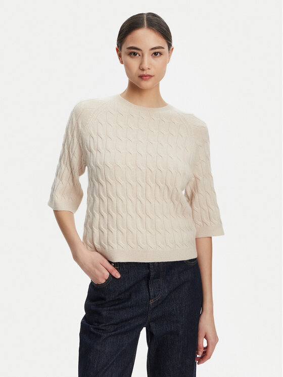 Marella Marella Pulover Franz 2523366084 Bej Regular Fit