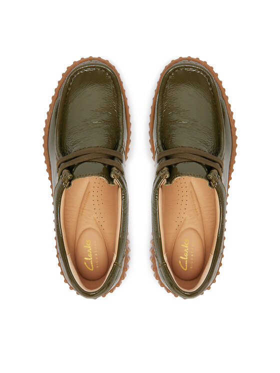 Clarks Clarks Nizki čevlji Torhill Bee 26186668 Zelena