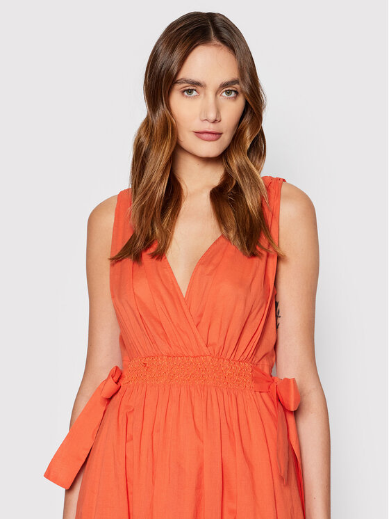 Marella Marella Vestito estivo Baita 32214622 Arancione Relaxed Fit