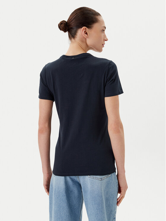 BOSS BOSS Tričko C_Elogo_21 50540260 Tmavomodrá Slim Fit