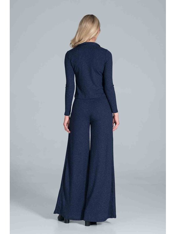 FIGL FIGL Mikina M823 Tmavomodrá Regular Fit