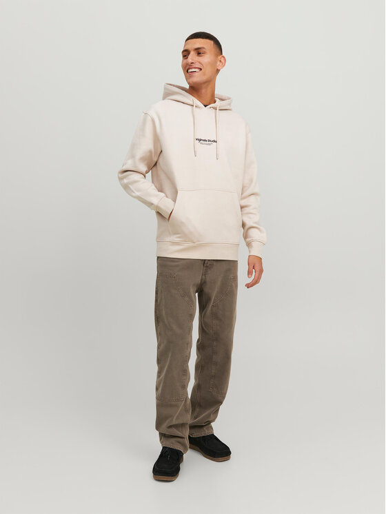 Jack&Jones Jack&Jones Felpa Vesterbro 12241687 Écru Relaxed Fit