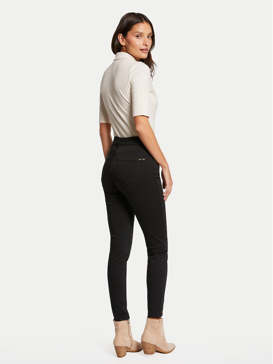 Morgan Morgan Jeansy 241-POLIA Czarny Skinny Fit