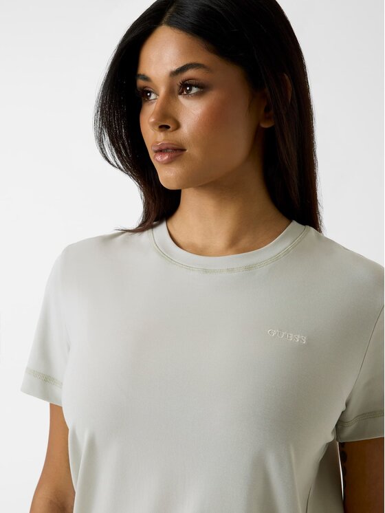 Guess Guess T-Shirt 181397 Zelená Classic Fit