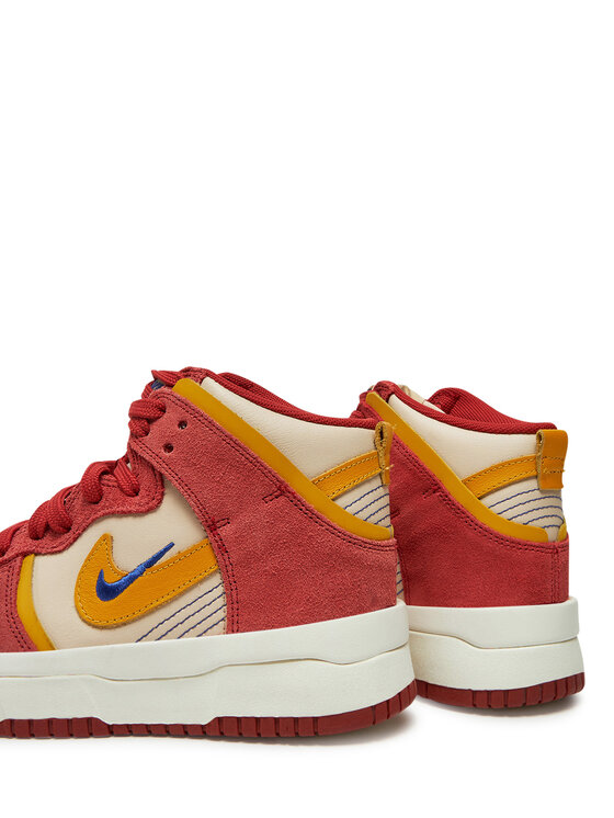 Nike Nike Sneakersy Dunk High Up DH3718 600 Pomarańczowy