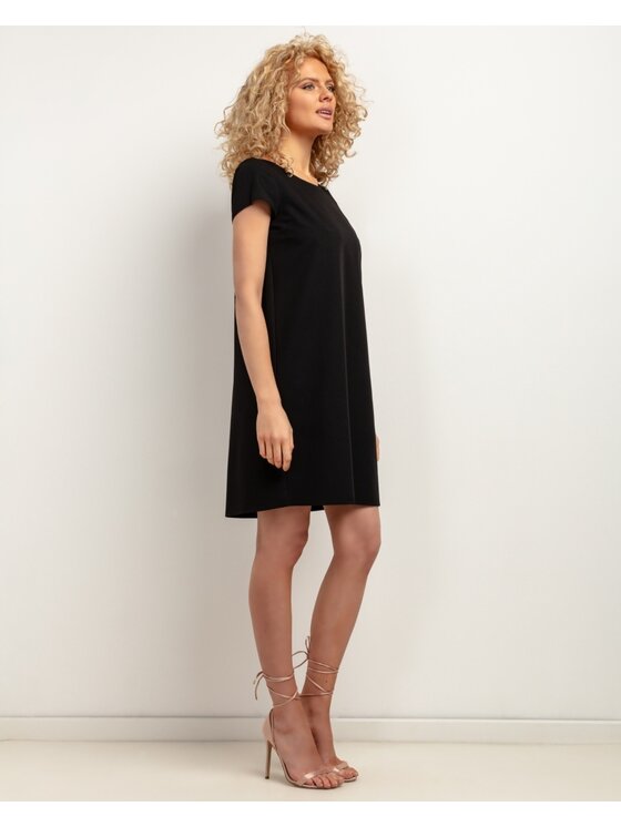 Tessita Tessita Sukienka koktajlowa SUKIENKA_T441 _3_XL Czarny Loose Fit