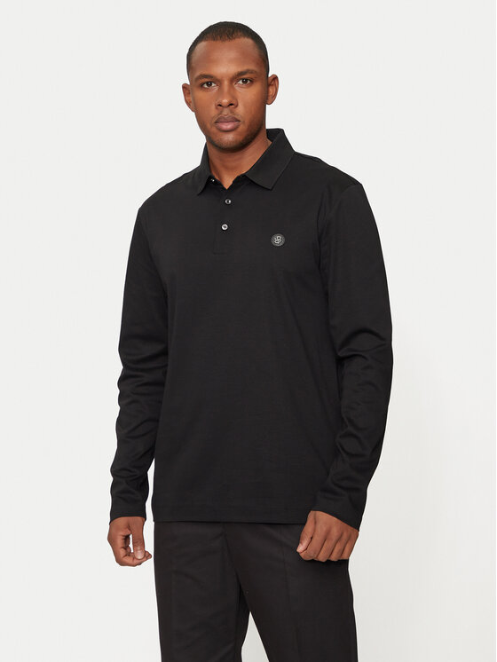 Boss Polokošeľa 50523917 Čierna Regular Fit