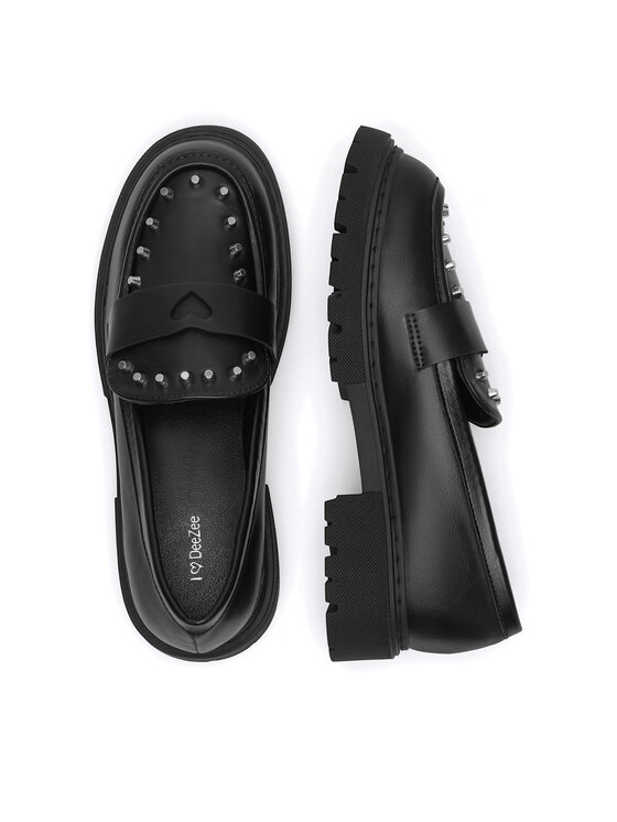 DeeZee DeeZee Loaferice CS6320-02 Crna