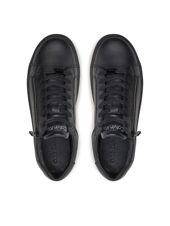Calvin Klein Calvin Klein Sneakersy Low Top Lace Up W/Zip HM0HM01475 Czarny