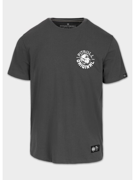 PITBULL PITBULL T-Shirt DOG SD Szary Regular Fit